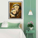 Diamond Painting 5D Full Square Drill Mosaic DIY Old Couples Kit Bedroom De