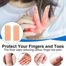 2*Silicone Tubes Protector Pain Relief Sleeve Cover Sport Picking Finger Cover_