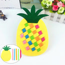 Knitting Woven Toys Kids DIY Educatioanal Early Learning Gift(Pineapple)