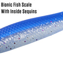 10cm 6g Bionic Loach Wobblers Fishing Lures Sinking Artificial Soft Baits K