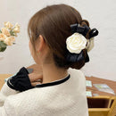Bow Side Clip Strongly Fixed Headwear Camellia Catch Clip Shark Clip