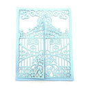 Metal Steel Cutting Dies Lace Fence Door Frame Scrapbookind DIY Stencil T5 E6B4