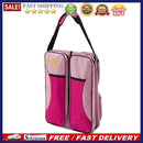 Waterproof Baby Crib Changing Diapers Foldable Mummy Shoulder Bag (Pink)