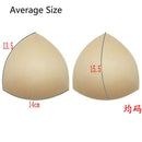 Removable Bra Insert Foam Soft Cup Foam Chest Push Up Pads Triangle Bra Pad