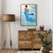 Oil Paint By Numbers Elegant Women Back Frameless Picture Craft Kit for Home