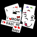 Cute Paper Viscid Stickers For Pregnant Women Put Up Photography Belly Y7G6 J7U5