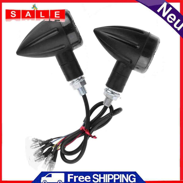 2PCS motorcycle indicator light brake stop lights 12V 13LED yellow