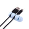 Mini Adhesive Ethernet Charging Data Earphone Cable Organizer Tool(Blue)