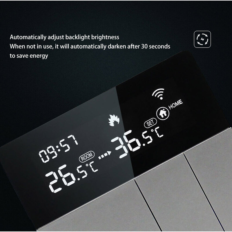 Tuya 16A WiFi Smart Thermostat Electric Floor Heating Remote Controller (D)