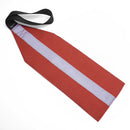 Red Safety Flag Kayak Canoe Towing Warning Flag Fishing Boat Accessory (B) Newly