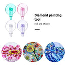 6pcs Colorful Point Drill Pen Wheel Diamond Painting Roller with Adhesive Tape
