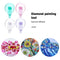 6pcs Colorful Point Drill Pen Wheel Diamond Painting Roller with Adhesive Tape
