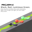 50pcs RISK Bicycle Bleed Nipple Screw Cap Oil Disc Brake Dust Cover (Black)