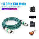 XLR 3Pin Male to Female M/F Shield Audio Cable for Microphone Mixer Amplifi