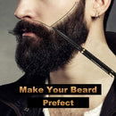 Beard Makeup Enhancer Barber Coloring Filler Hairline Shaping Pen (Black) Newly