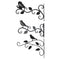 3pcs Metal Hanging Flower Plant Pot Basket Wall-Mounted Support Basket Tool