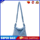 Fashion Women Plush Cherry Print Shoulder Messenger Bag Winter Handbags (D)