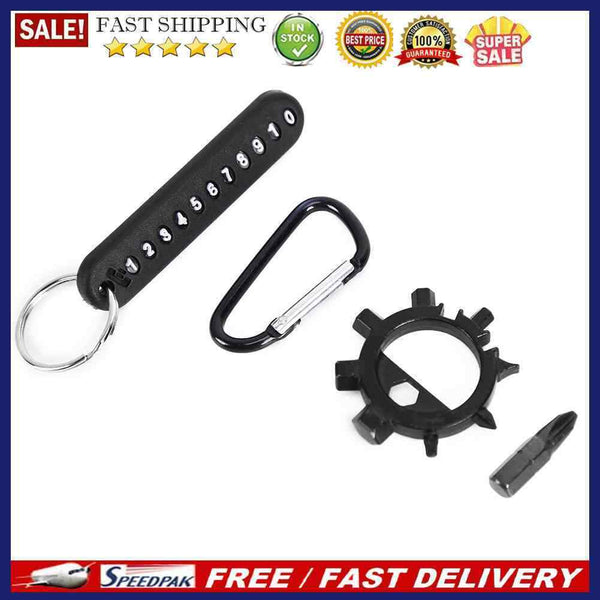 Bicycle Multi Repair Tools Stainless Steel 12 in 1 Bottle Opener Screwdrive