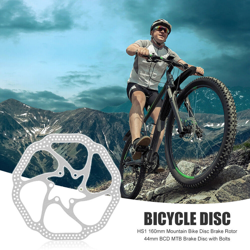 HS1 160mm Mountain Bike Disc Brake Rotor 6-Bolt MTB Brake Disc Bicycle Parts