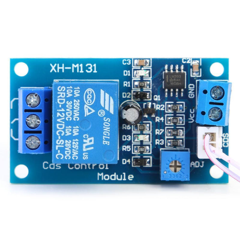 XH-M131 DC 12V Photoresistor Relay Module Sensor Brightness Auto Control Mo