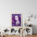 5D DIY Full Round Drill Diamond Painting Beautiful Girl Home Decor Handmade Art