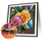 5D DIY Round Drill Diamond Painting Flowers Cross Stitch Embroidery Kit Newly