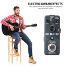 Rowin Guitar Digital Reverb Pedal Room Spring Shimmer Ocean Verb Effect Newly