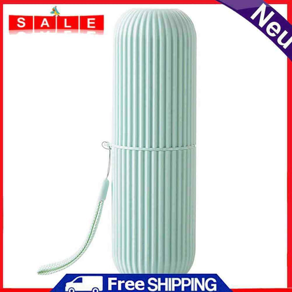 Portable Toothbrush Toothpaste Storage Case Plastic Couple Bathroom Accessories