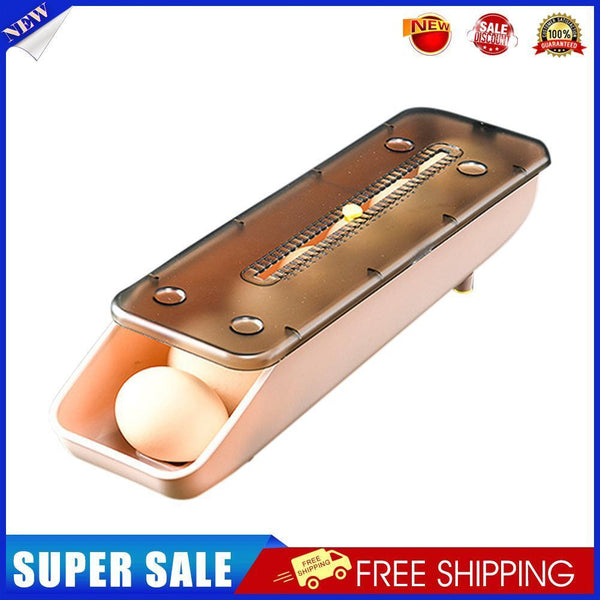 Kitchen Containers Egg Storage Box Fresh Keep Refrigerator Egg Tray ( pink)