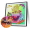 Coffee Flower Part Special Shaped Diamond Painting Mosaic Art Handicraft Picture