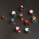 10PCS Adjustable Mixed design Cute Cartoon Children/Kids Toys Party Rings Gift