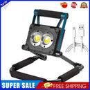 #A USB Solar LED Work Floodlights Waterproof for Camping Lighting with Bracket