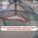 Automatic Fishing Net Trap Cage Round Shape Open For Crab Crayfish Lobster F7X0