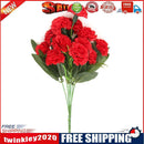 Silk Carnation Wedding Home Decor Artificial Flower Photographic Prop (Red)