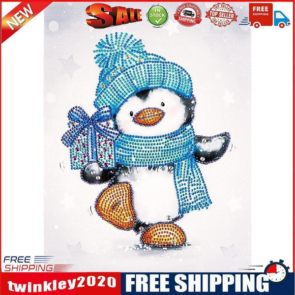 DIY Cartoon Penguin Diamond Painting Mosaic Special Shaped Home Room Decor