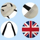 British flPrinted Shoulder Shopping Bag Casual Large Tote Handbag (40*40cm)