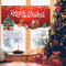 Christmas Flag Holiday Banner with Santa Claus / Sleigh / Deer / Christmas Tree