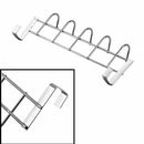5 Hooks Over Door Home Bathroom Kitchen Coat Towel L6X3 Hanger Shelf R3A8 K3K5