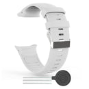 Silicone Watch Strap Wristband Bracelet Band for Polar Vantage V (White) Newly
