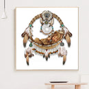 Dream Catcher Child Drawing Kit 5D DIY Full Round Drill Diamond Painting Ar