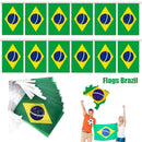 Bunting Brazil Flag 5 Metres 20 Flags Football Brazilian Brasil Country#