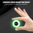 10pcs Anti-collision Pad Car Door Closing Anti-shock Stickers (Luminous)
