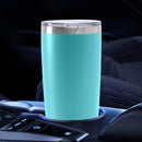 Thermal Car Cup Stainless Tea Coffee Vacuum Insulated Bottle (Light Green) Newly