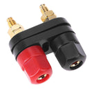 1pc Amplifier Speaker Banana Plug w/pair Clamps Red + Black Stec