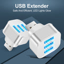 USB2.0 HUB Quick Charge 3 Ports USB Splitter Mobile Phone Chargers Wall Adapter