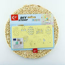 Happy Easter Egg Rabbit Cake Tool Acrylic Embossed Mold Fondant Baking H9T0