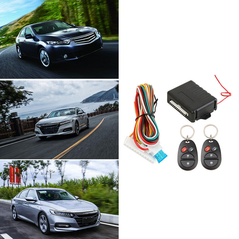 Universal Car Remote Central Door Lock Kit Keyless Entry Alarm System 410/T123
