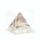 Crystal Pyramid Attract Abundance 6cm Crystal Points Energy Generator for Yoga