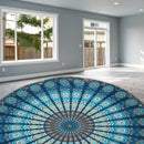 Outdoor Picnic Mat Round Holiday Beach Cushion Blanket Camping Boho Pad Shawl