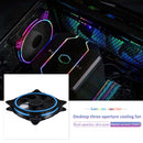 Halo Triple-Ring 120mm Quiet Fan for Desktop PC Computer Case Liquid Radiator
